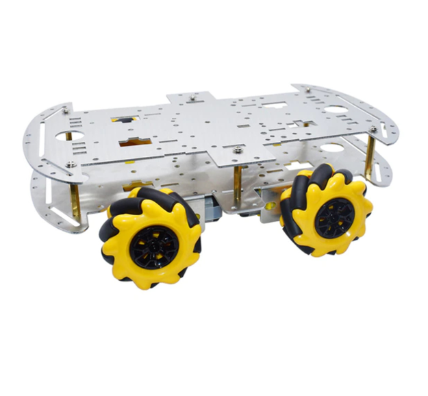 4WD Mecanum Wheel Smart Robot Car Aluminum Chassis Kit For Arduino Raspberry – KSH 2,200 at CLOUD SENSORS Mombasa – Top quality motors. Best electronics in Kenya. Shop now for Arduino, ESP32, sensors and IoT devices.